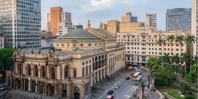 Theatro Municipal de São Paulo, no centro da cidade